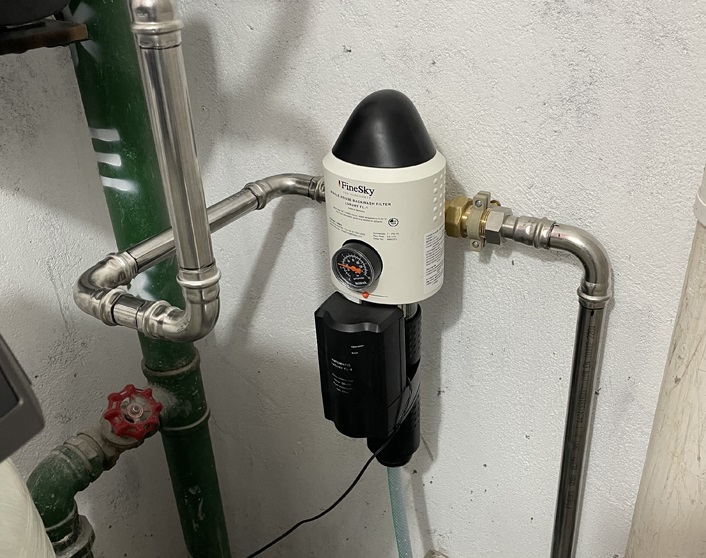 法茲前置過濾器+中央凈水機+軟水機