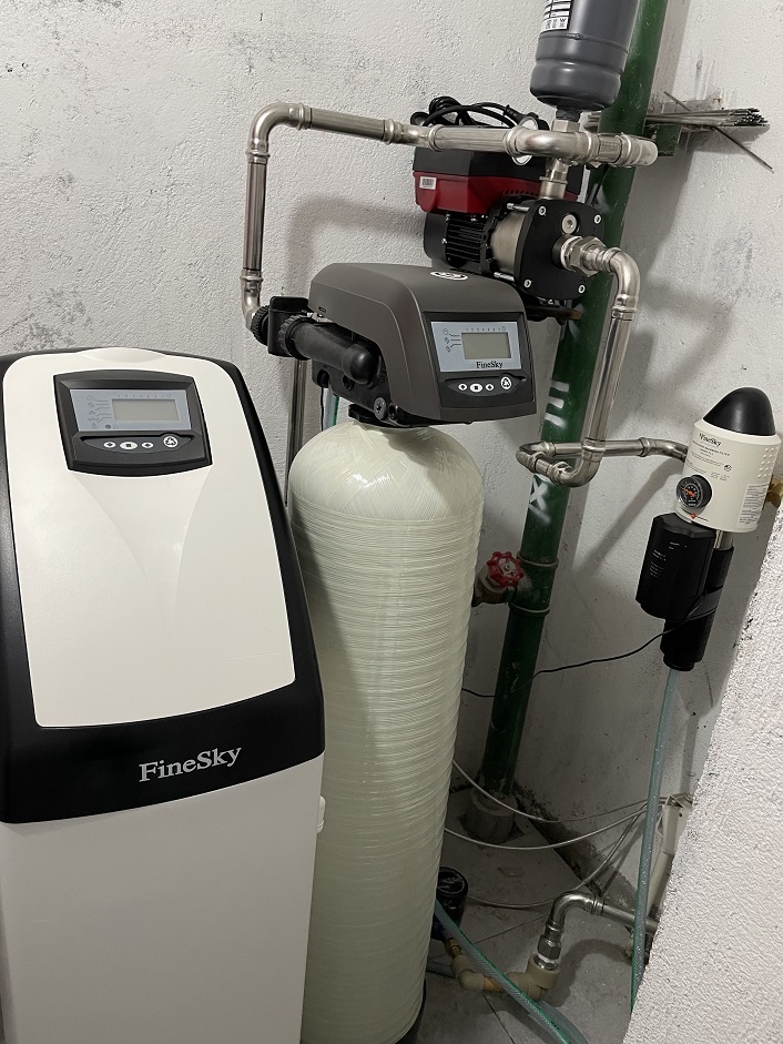法茲前置過濾器+中央凈水機+軟水機